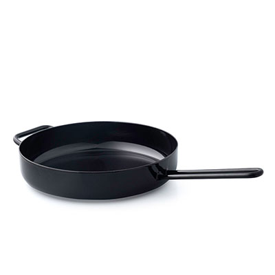 Frying pan with handle