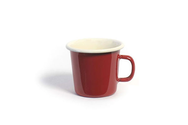 Conical mug with one handle