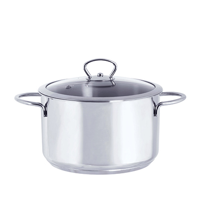 Stew pot with glass lid